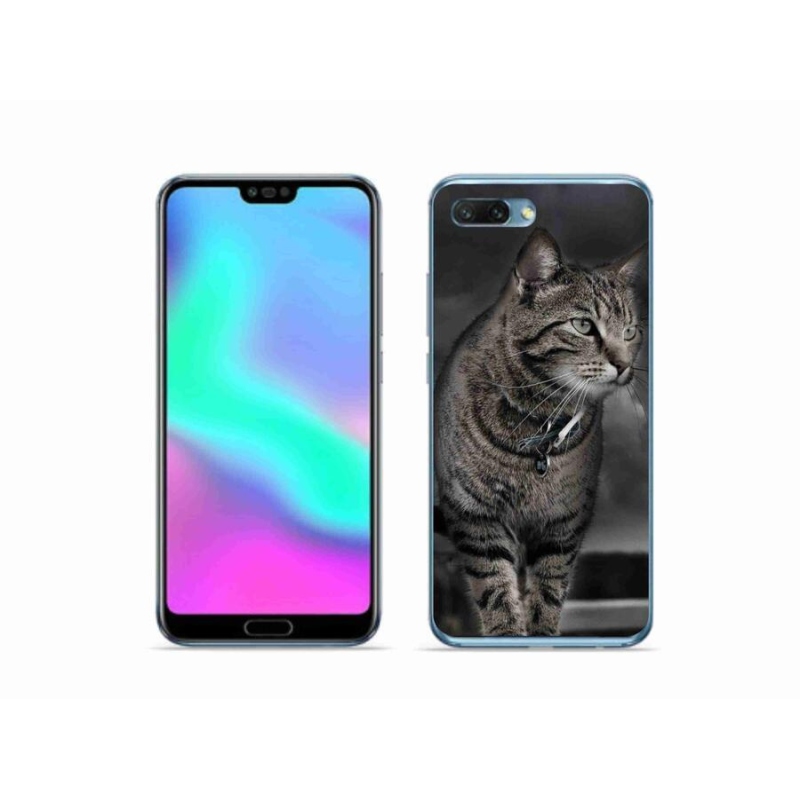 Gelový kryt mmCase na mobil Honor 10 - kočka