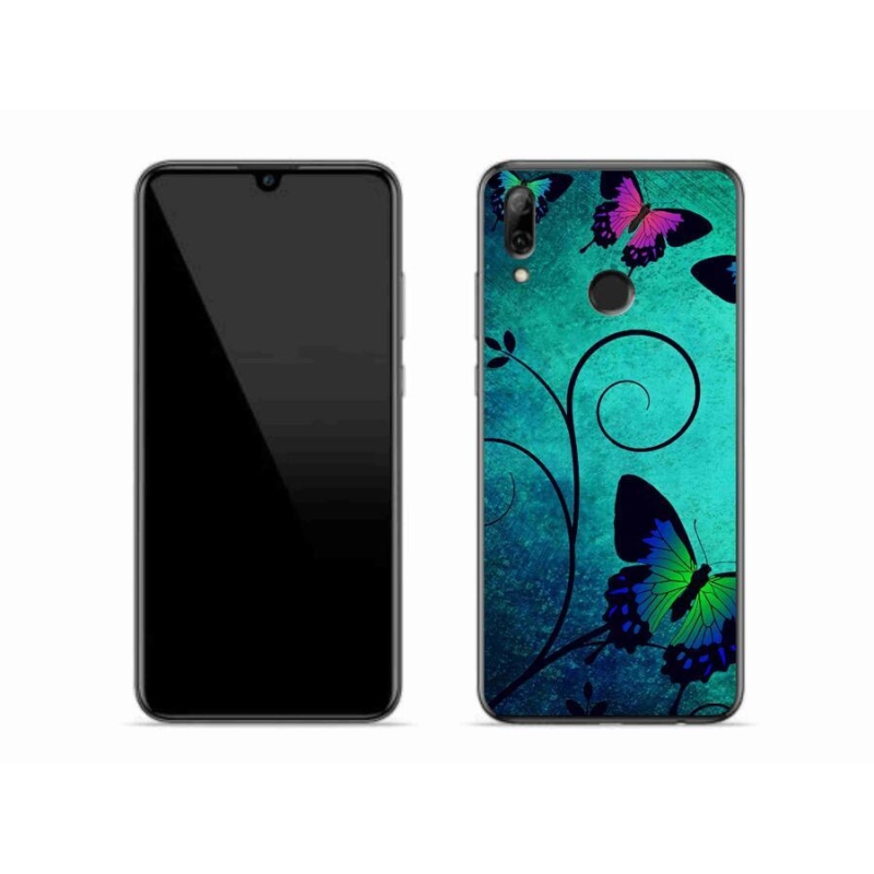 Gelový kryt mmCase na mobil Honor 10 Lite - barevní motýli