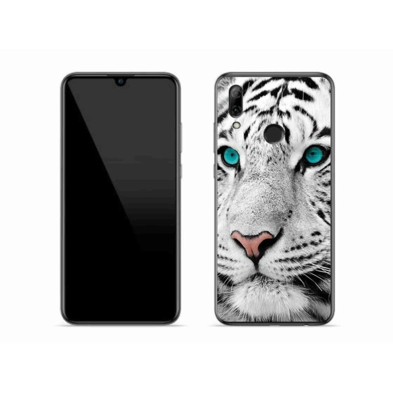 Gelový kryt mmCase na mobil Honor 10 Lite - bílý tygr