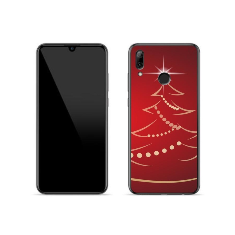 Gelový kryt mmCase na mobil Honor 10 Lite - kreslený vánoční stromek
