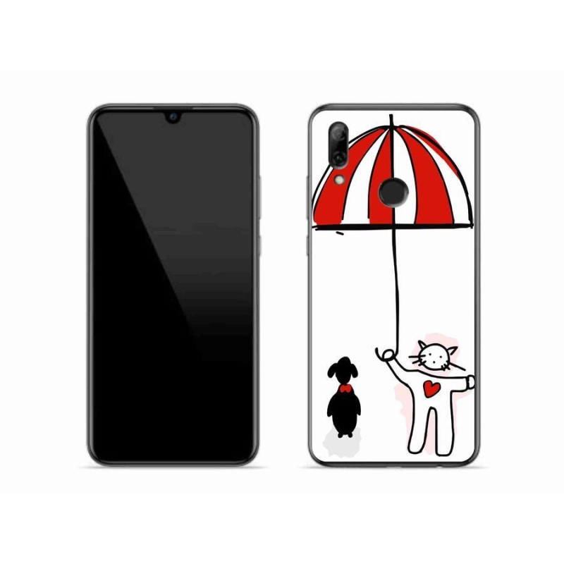 Gelový kryt mmCase na mobil Honor 10 Lite - pejsek a kočička