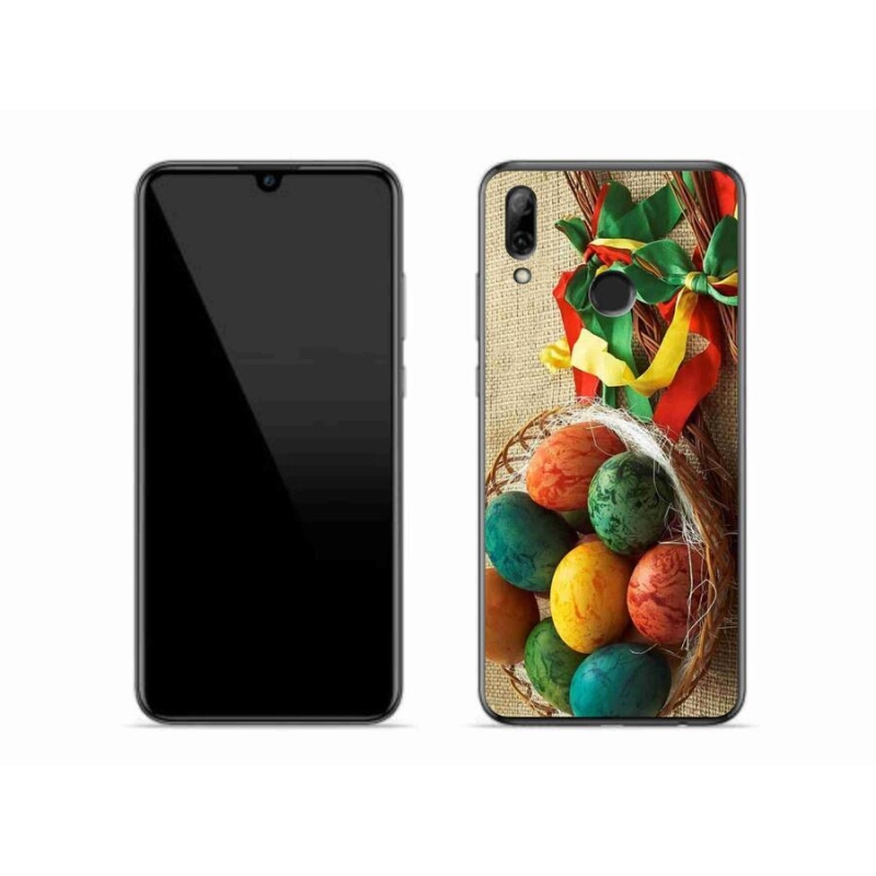 Gelový kryt mmCase na mobil Honor 10 Lite - pomlázky a vajíčka