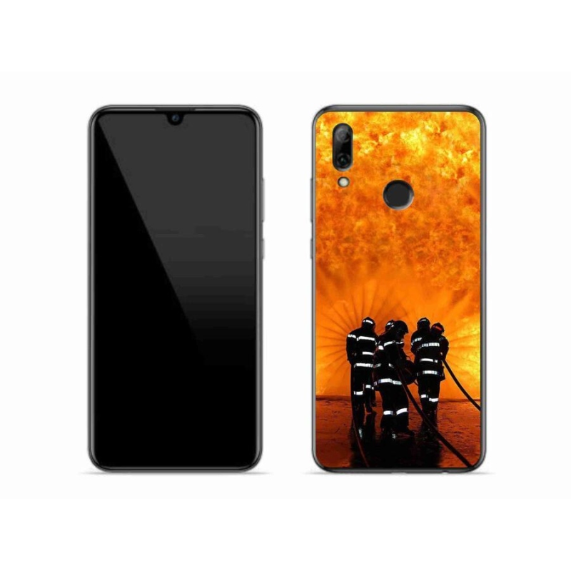 Gelový kryt mmCase na mobil Honor 10 Lite - požár