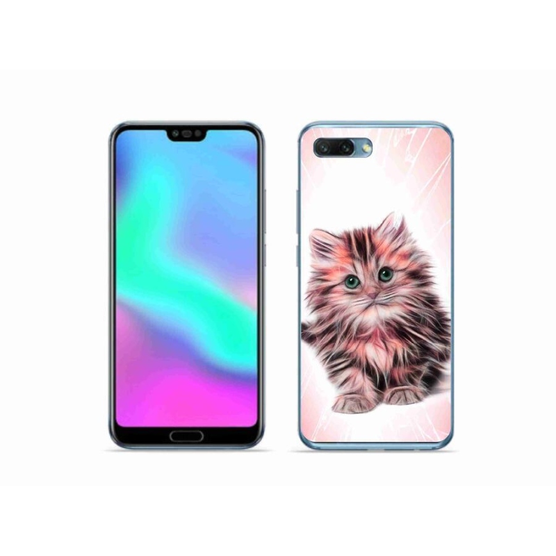 Gelový kryt mmCase na mobil Honor 10 - roztomilé kotě