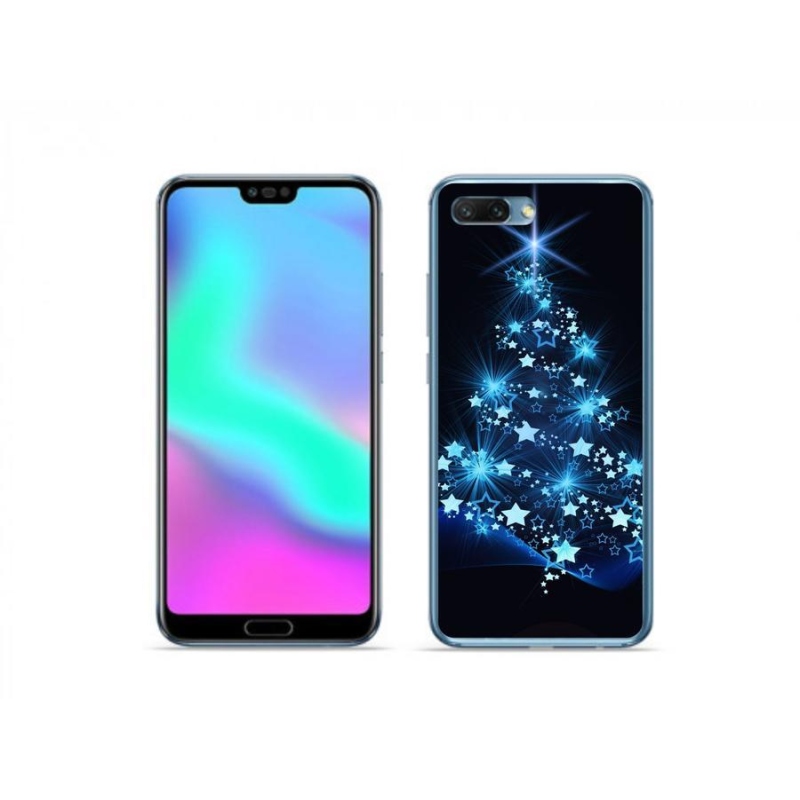 Gelový kryt mmCase na mobil Honor 10 - vánoční stromek
