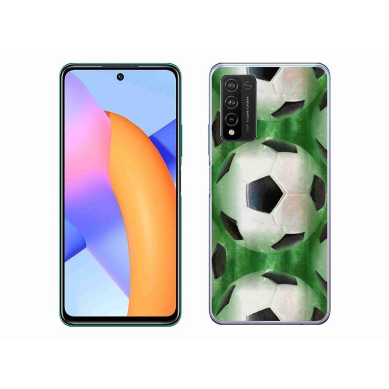Gelový kryt mmCase na mobil Honor 10X Lite - fotbalový míč