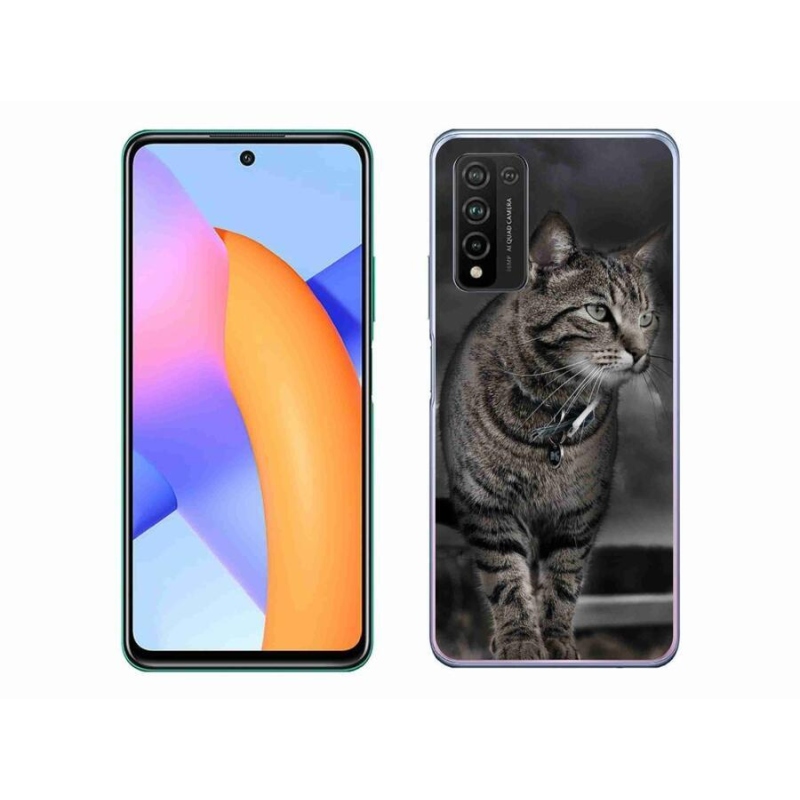 Gelový kryt mmCase na mobil Honor 10X Lite - kočka