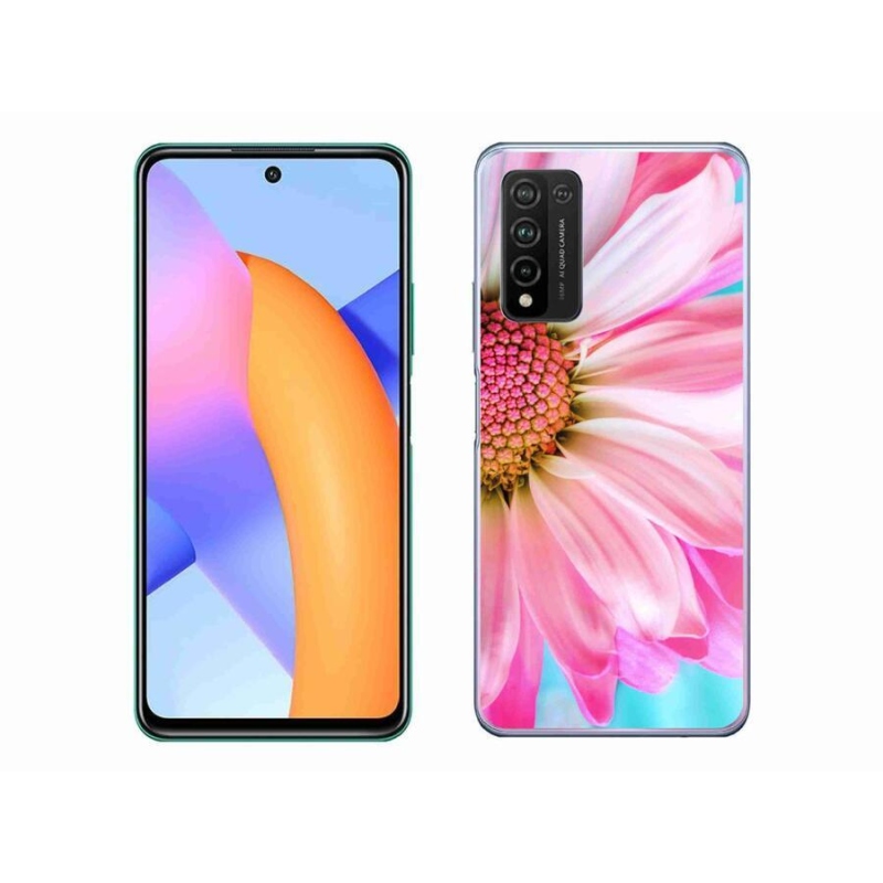 Gelový kryt mmCase na mobil Honor 10X Lite - růžová květina