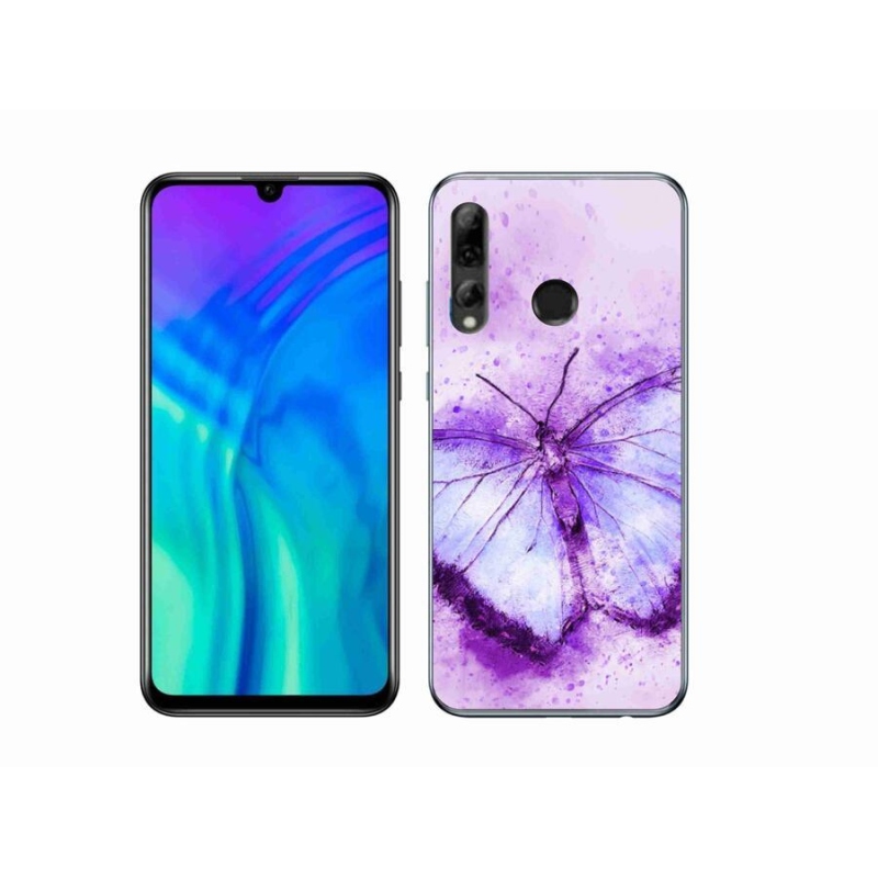 Gelový kryt mmCase na mobil Honor 20 Lite - fialový motýl