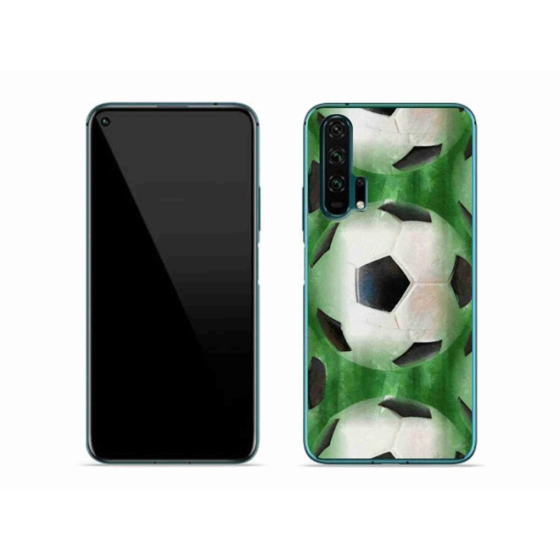 Gelový kryt mmCase na mobil Honor 20 Pro - fotbalový míč