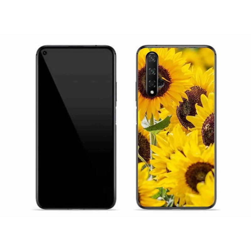 Gelový kryt mmCase na mobil Honor 20 - slunečnice