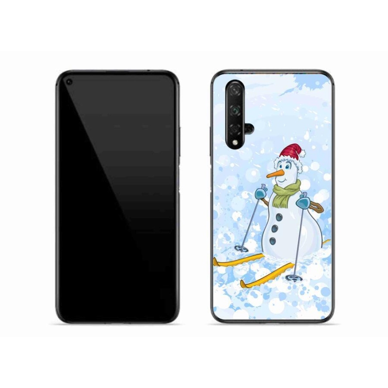 Gelový kryt mmCase na mobil Honor 20 - sněhulák