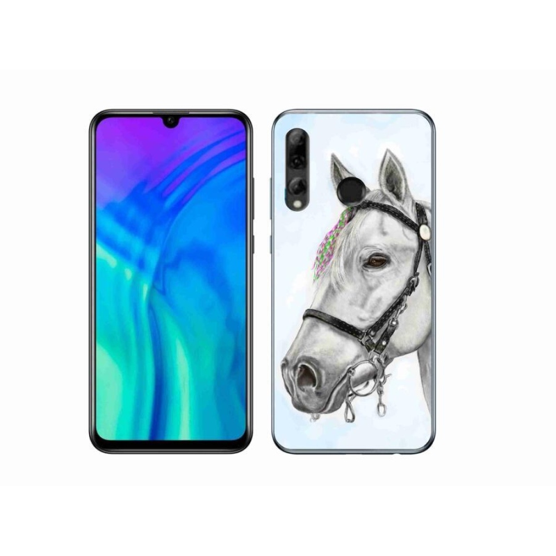 Gelový kryt mmCase na mobil Honor 20e - bílý kůň 1