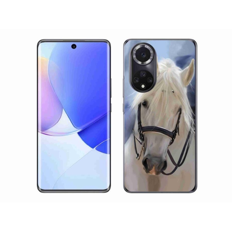 Gelový kryt mmCase na mobil Honor 50 - bílý kůň