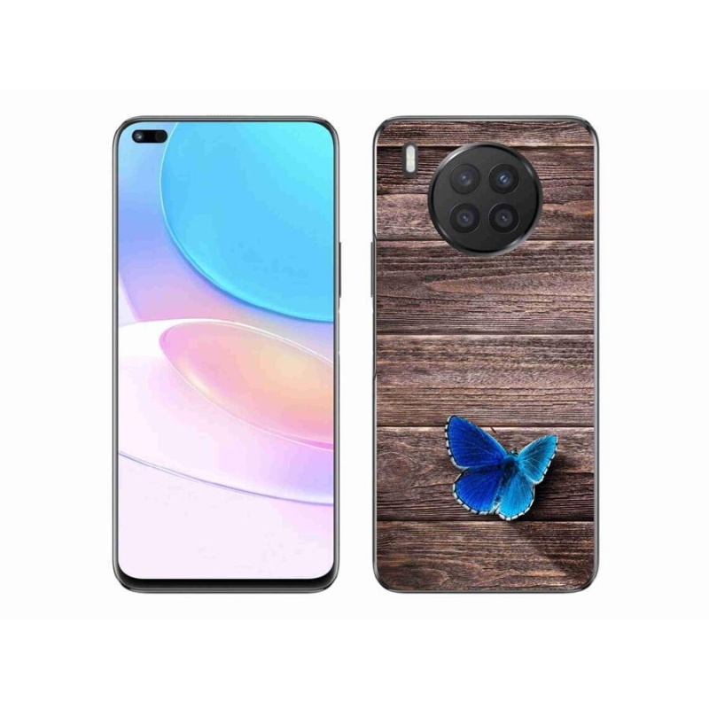Gelový kryt mmCase na mobil Honor 50 Lite - modrý motýl 1