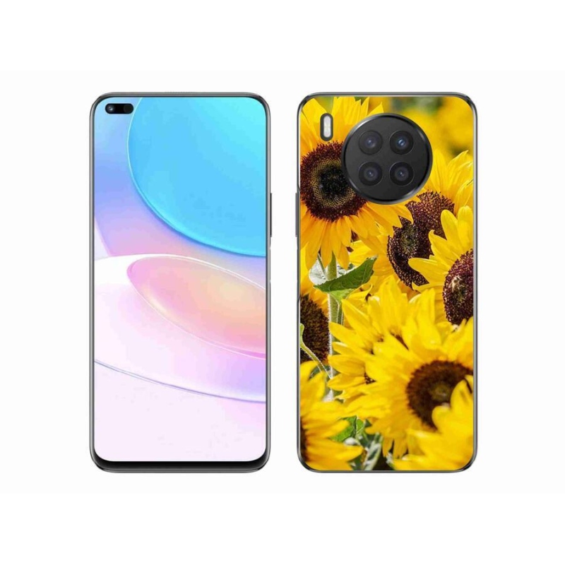 Gelový kryt mmCase na mobil Honor 50 Lite - slunečnice