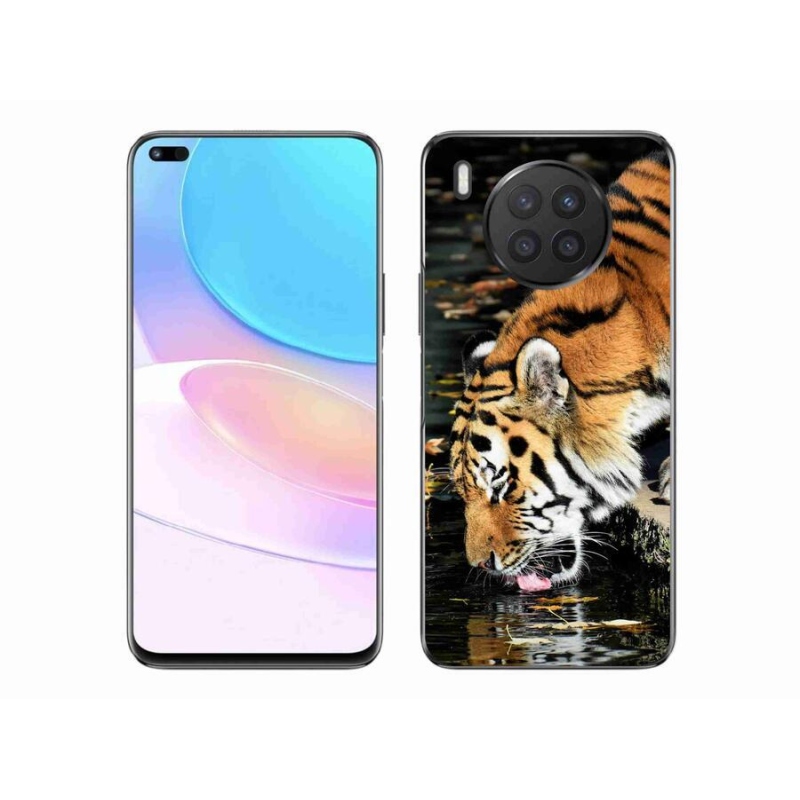 Gelový kryt mmCase na mobil Honor 50 Lite - žíznivý tygr
