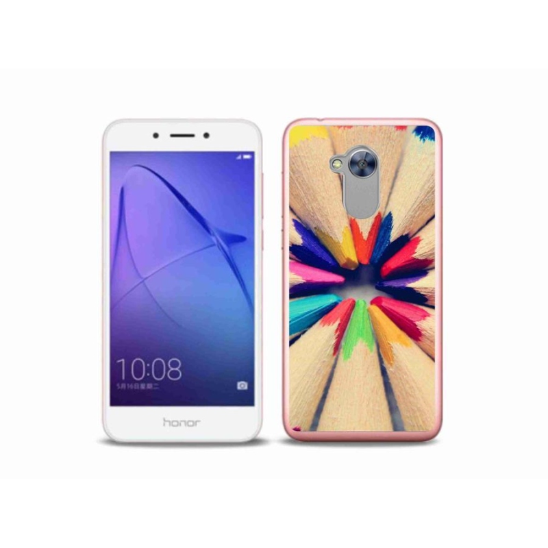 Gelový kryt mmCase na mobil Honor 6A - pastelky