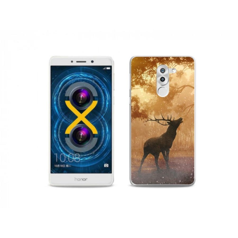 Gelový kryt mmCase na mobil Honor 6X - jelen v říji