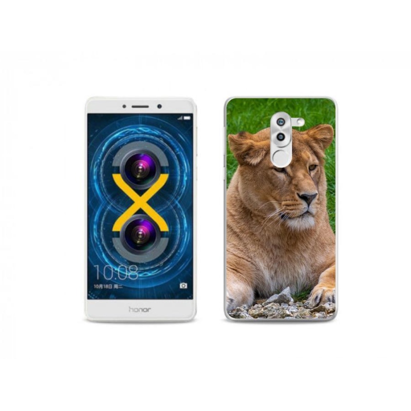Gelový kryt mmCase na mobil Honor 6X - lvice