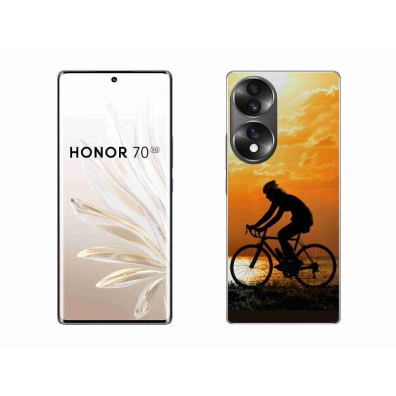 Gelový kryt mmCase na mobil Honor 70 - cyklovýlet