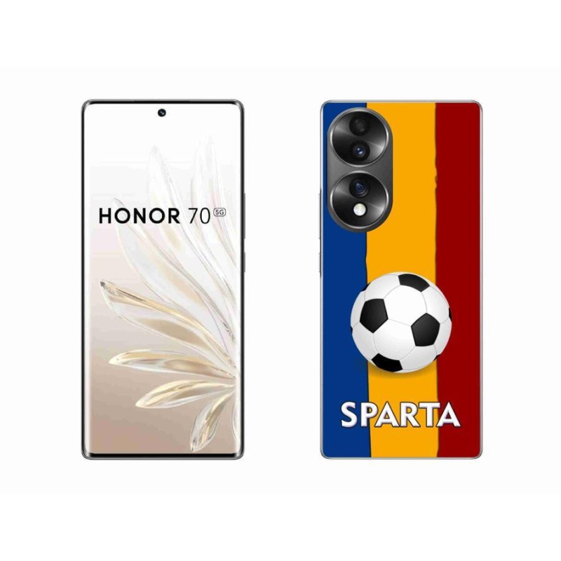 Gelový kryt mmCase na mobil Honor 70 - fotbal 1