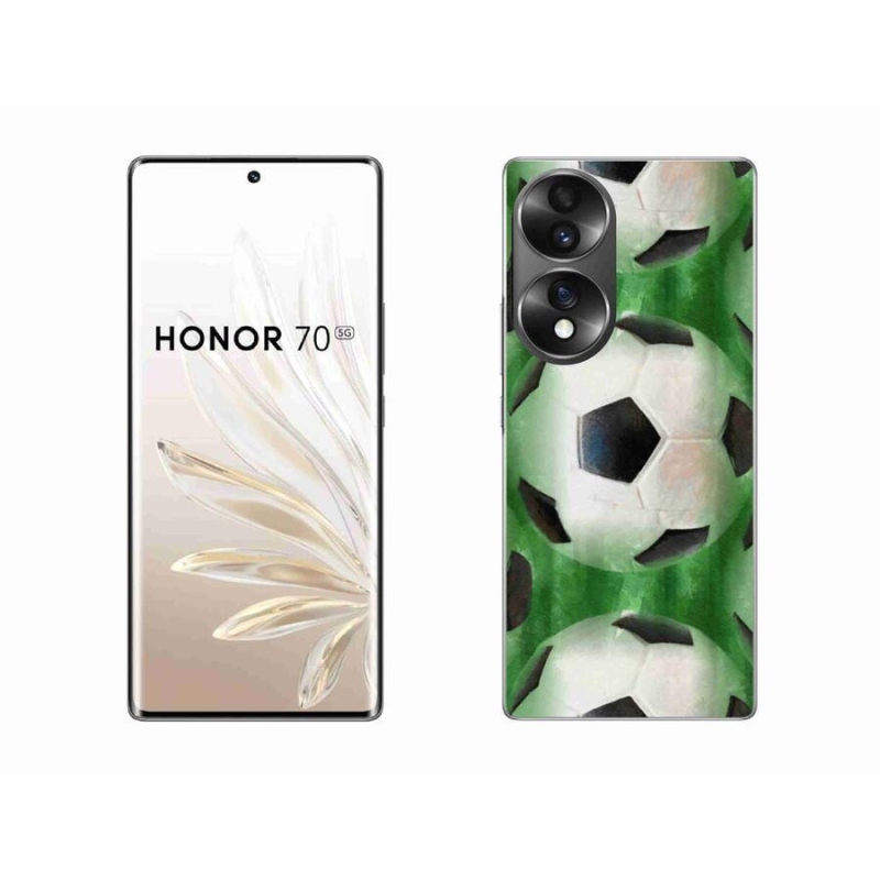 Gelový kryt mmCase na mobil Honor 70 - fotbalový míč