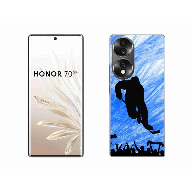 Gelový kryt mmCase na mobil Honor 70 - hokejový hráč
