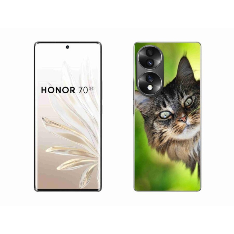 Gelový kryt mmCase na mobil Honor 70 - kočka 3