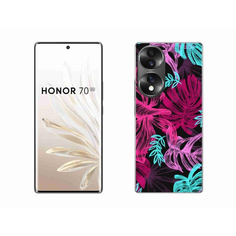 Gelový kryt mmCase na mobil Honor 70 - květiny 1