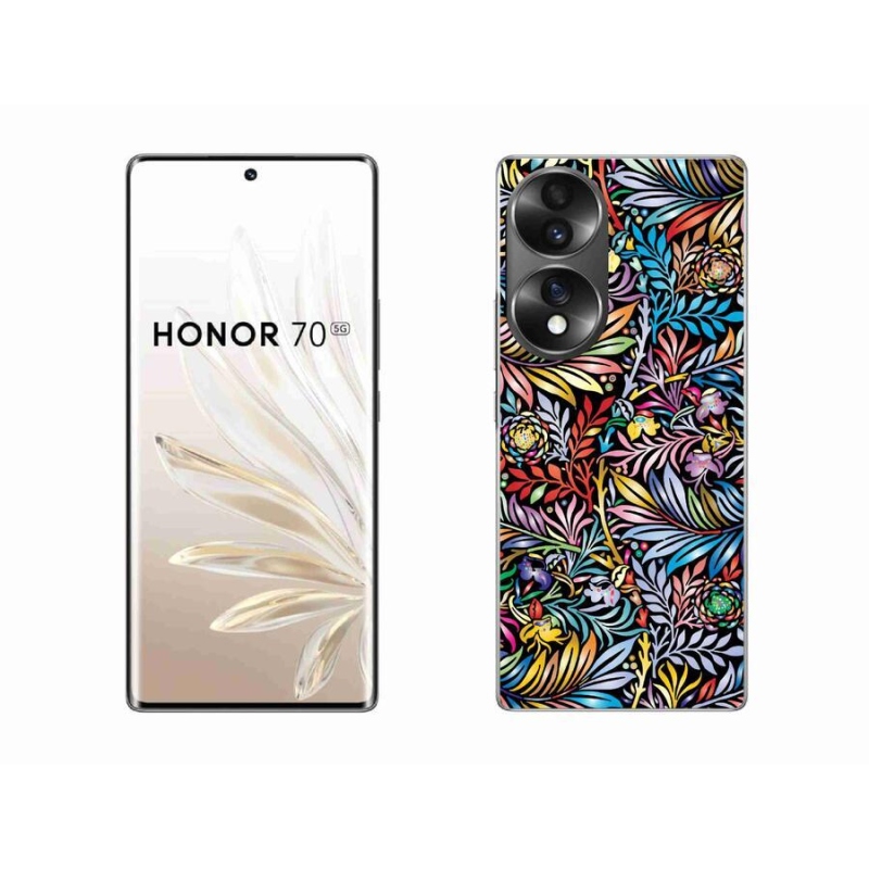 Gelový kryt mmCase na mobil Honor 70 - květiny 5