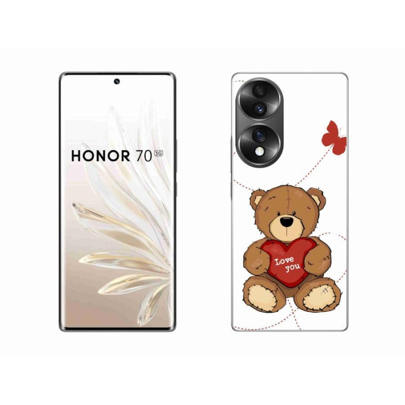 Gelový kryt mmCase na mobil Honor 70 - love you