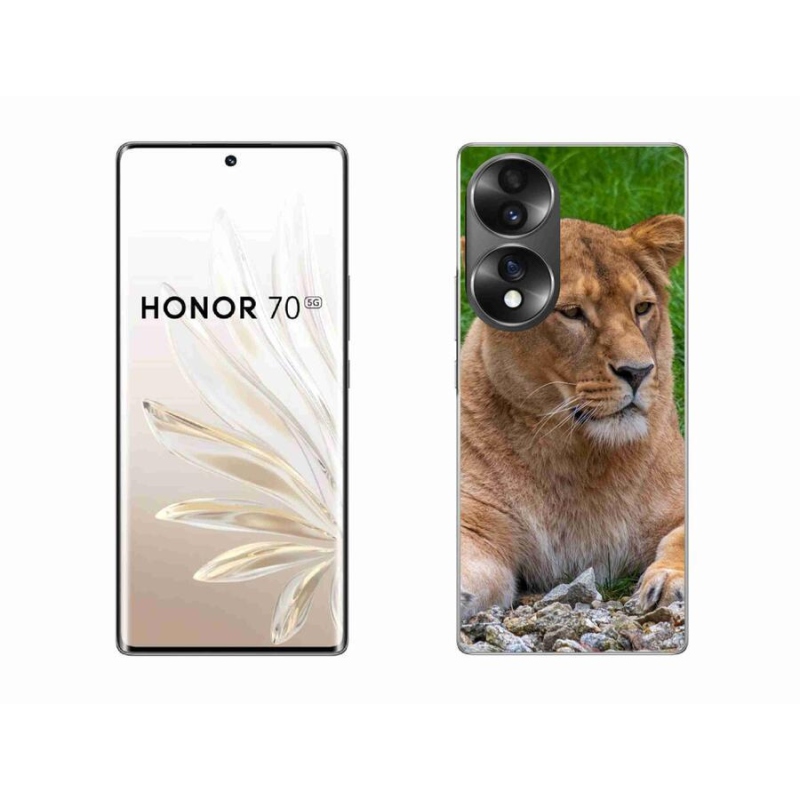 Gelový kryt mmCase na mobil Honor 70 - lvice