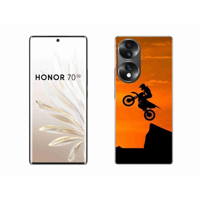 Gelový kryt mmCase na mobil Honor 70 - motocross