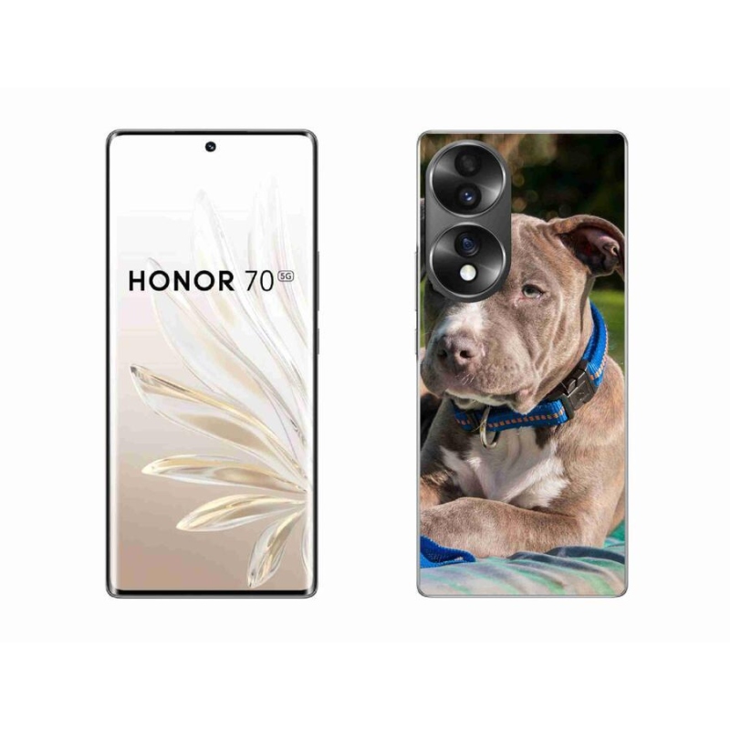 Gelový kryt mmCase na mobil Honor 70 - pitbull
