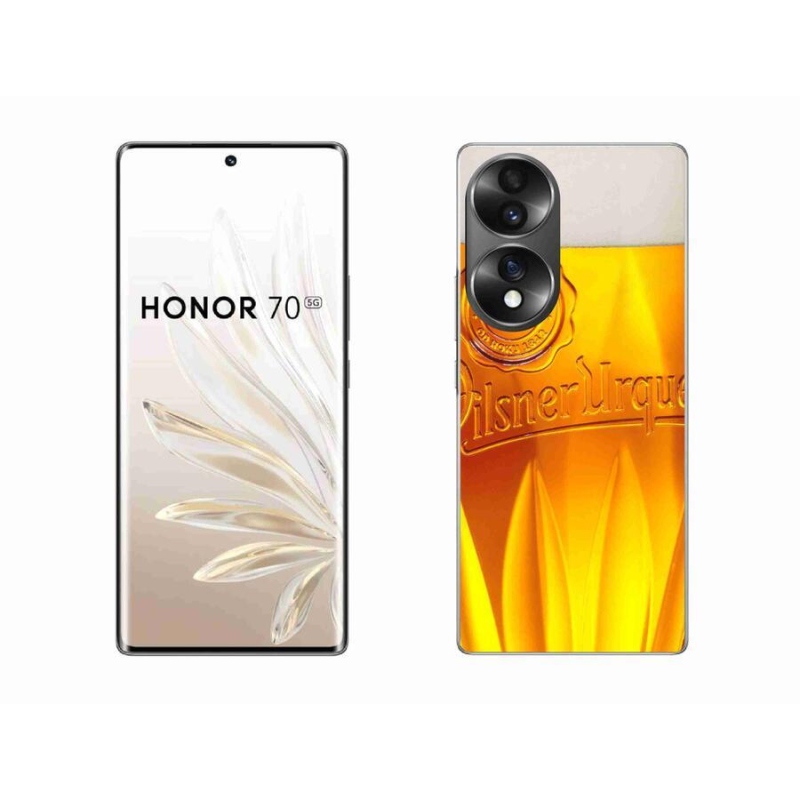Gelový kryt mmCase na mobil Honor 70 - pivo