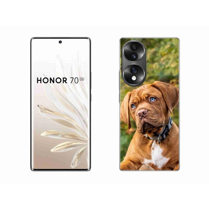 Gelový kryt mmCase na mobil Honor 70 - štěně