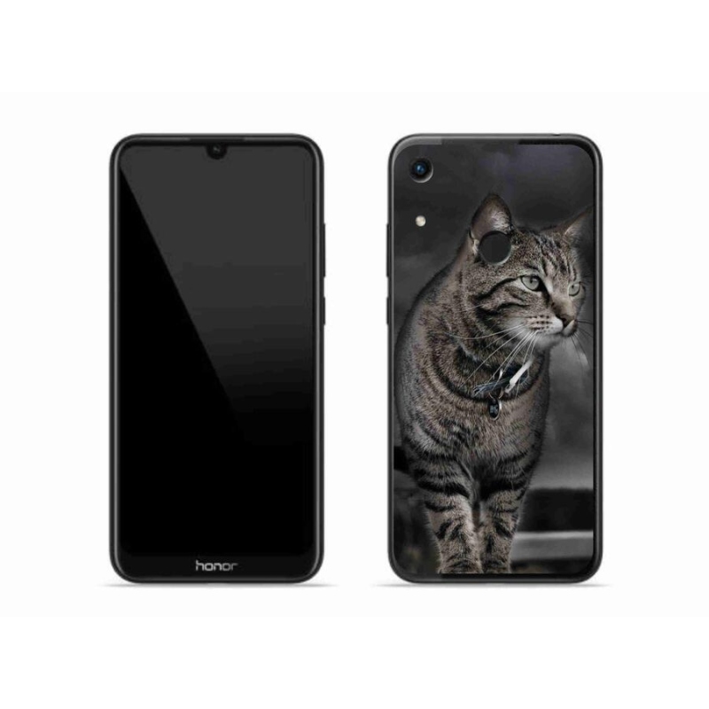 Gelový kryt mmCase na mobil Honor 8A - kočka