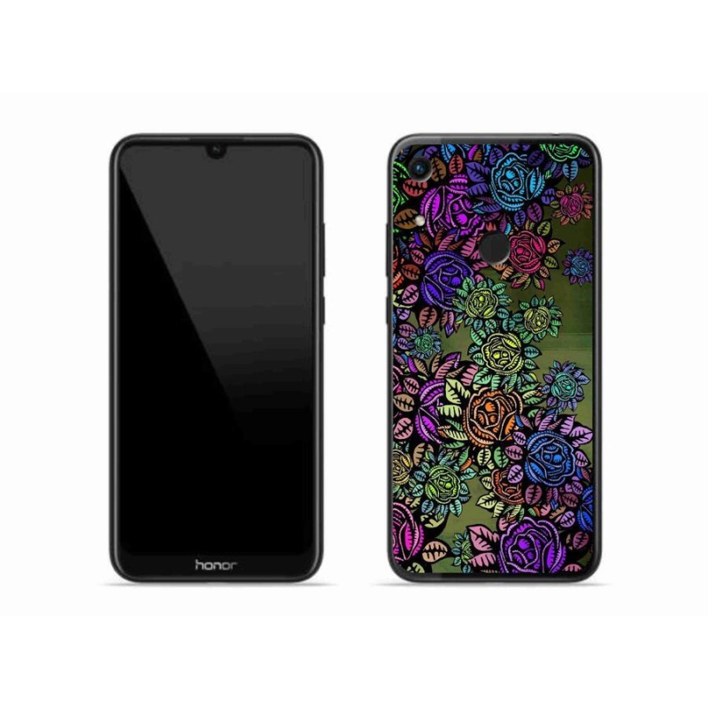 Gelový kryt mmCase na mobil Honor 8A - květiny 6
