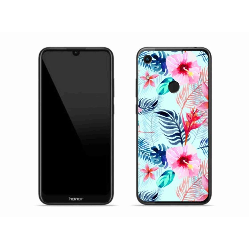 Gelový kryt mmCase na mobil Honor 8A - květiny