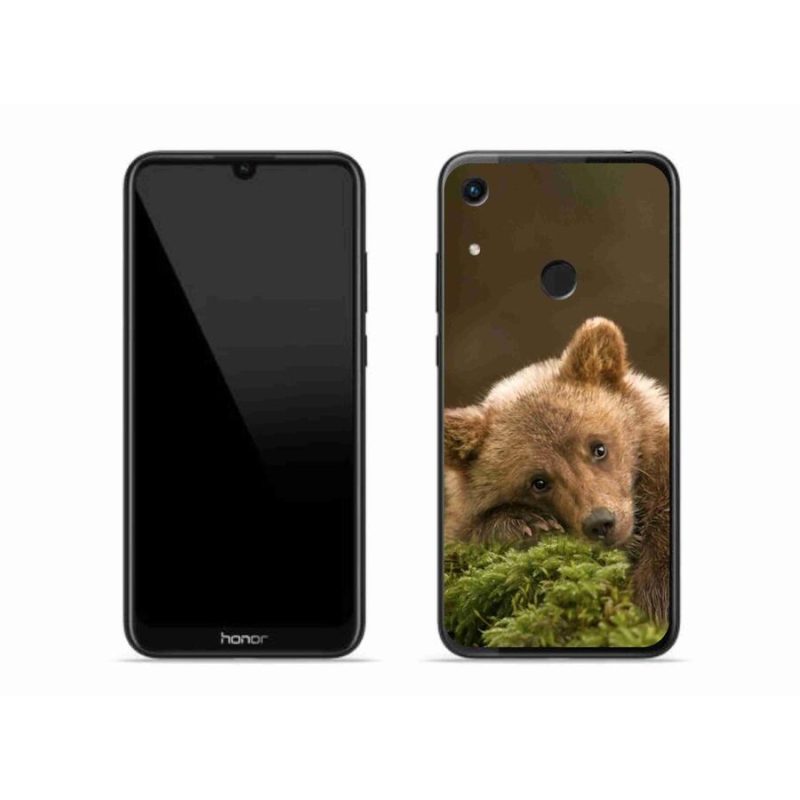 Gelový kryt mmCase na mobil Honor 8A - medvěd