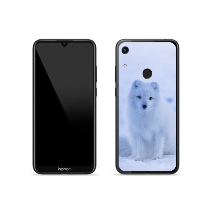 Gelový kryt mmCase na mobil Honor 8A - polární liška