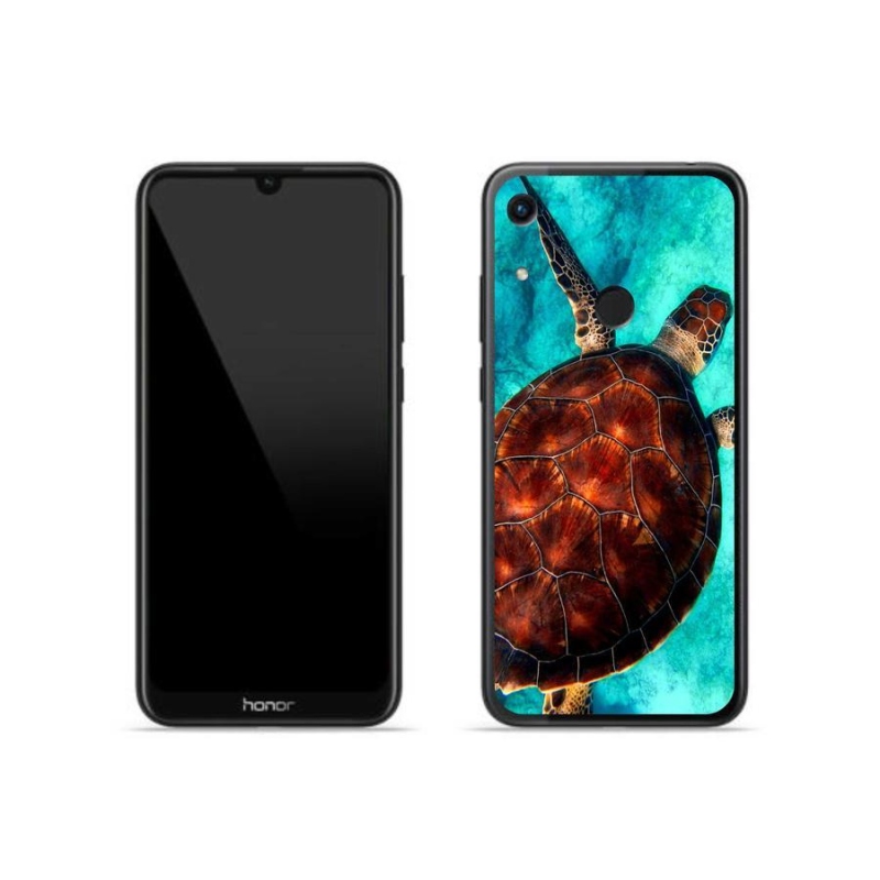 Gelový kryt mmCase na mobil Honor 8A - želva