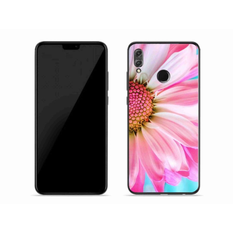 Gelový kryt mmCase na mobil Honor 8X - růžová květina