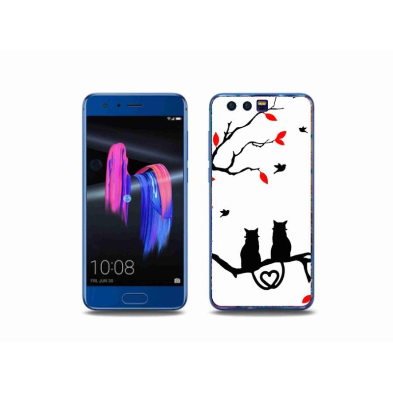 Gelový kryt mmCase na mobil Honor 9 - kočičí láska