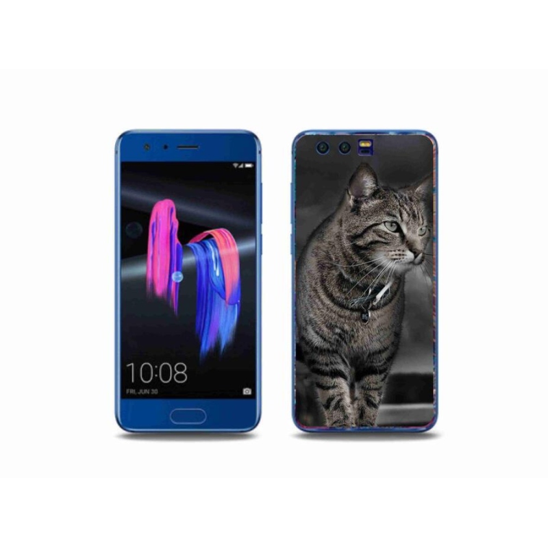 Gelový kryt mmCase na mobil Honor 9 - kočka
