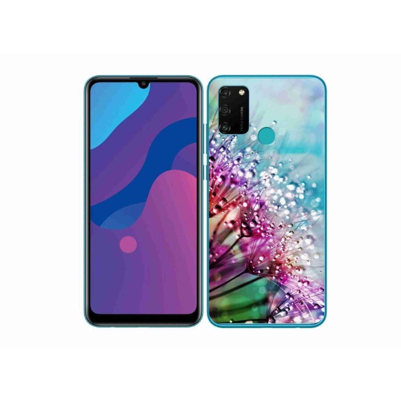 Gelový kryt mmCase na mobil Honor 9A - barevné květy