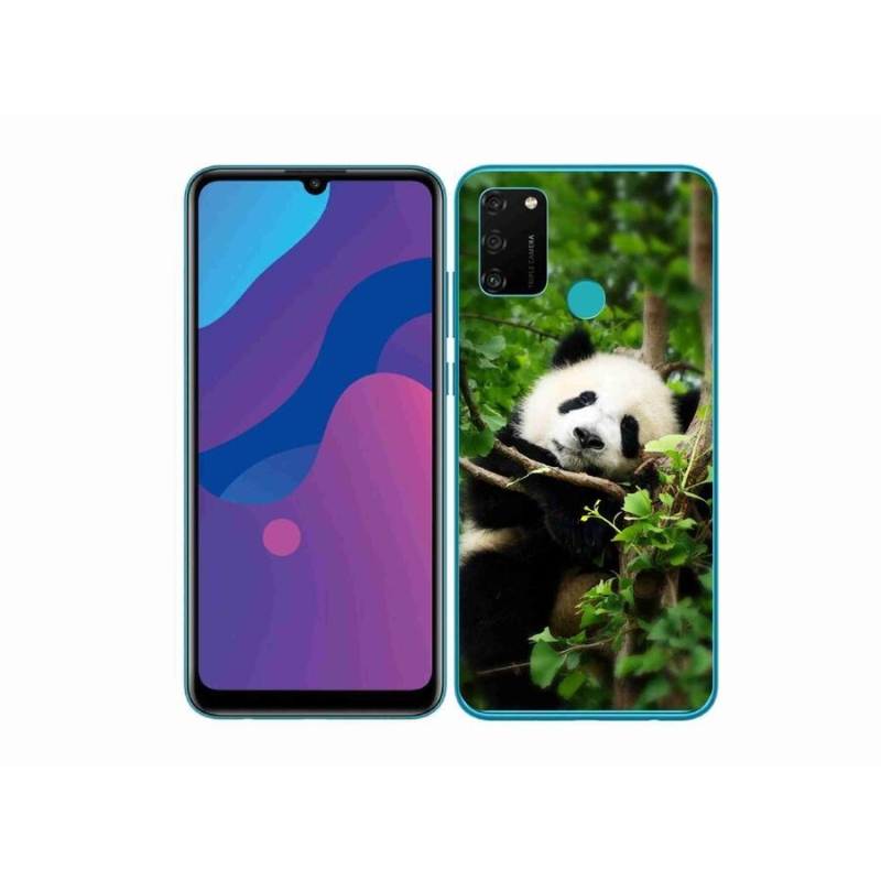 Gelový kryt mmCase na mobil Honor 9A - panda