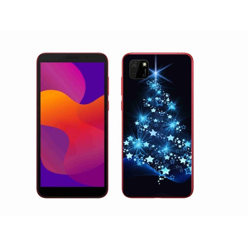 Gelový kryt mmCase na mobil Honor 9S - vánoční stromek