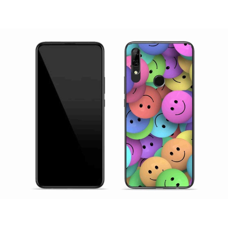 Gelový kryt mmCase na mobil Honor 9X - barevní smajlíci